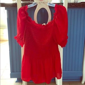 Max Studio Giselle Smocked Blouse